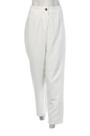 Damskie spodnie Boohoo, Rozmiar XXL, Kolor Biały, Cena 42,34 zł, #137425120