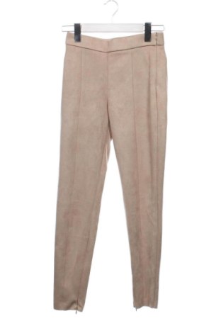Damskie spodnie Zara, Rozmiar XS, Kolor Beżowy, Cena 67,74 zł, #137429249