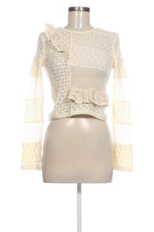 Dámsky pulóver Zara, Veľkosť M, Farba Kremová, Cena  14,00 €, #137409938