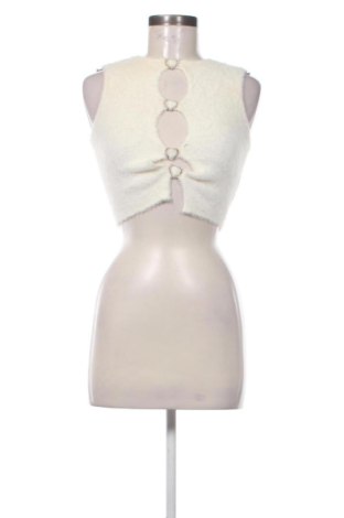 Pulover de femei Bershka, Mărime S, Culoare Ecru, Preț 45,00 Lei, #137427412