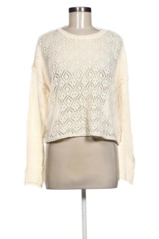 Pulover de femei Stradivarius, Mărime S, Culoare Ecru, Preț 26,25 Lei, #137457485