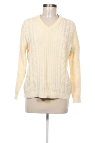 Pulover de femei Mona, Mărime L, Culoare Ecru, Preț 57,74 Lei, #137411357