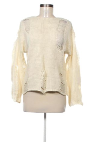 Pulover de femei Unbranded, Mărime S, Culoare Ecru, Preț 78,74 Lei, #137451210