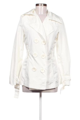 Trench de femei Zara, Mărime M, Culoare Alb, Preț 131,23 Lei, #137455265