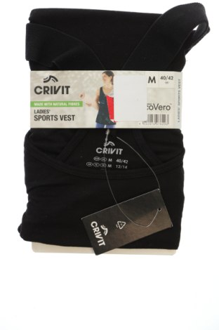 Női sport top Crivit, Méret M, Szín Fekete, Ár 3 546 Ft, #137381678