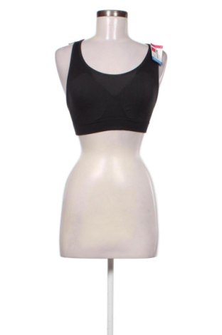 Damski sportowy top Decathlon, Rozmiar M, Kolor Czarny, Cena 49,20 zł, #137413482