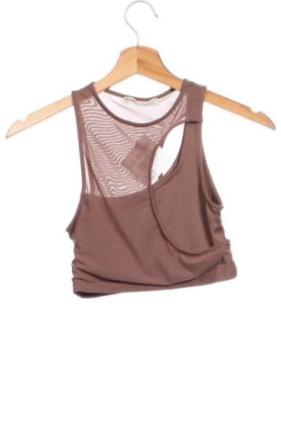 Γυναικείο τοπ Pull&Bear, Μέγεθος XS, Χρώμα Καφέ, Τιμή 11,00 €, #137403248