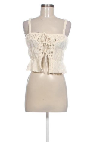 Damski top Zara, Rozmiar S, Kolor ecru, Cena 63,50 zł, #137409759