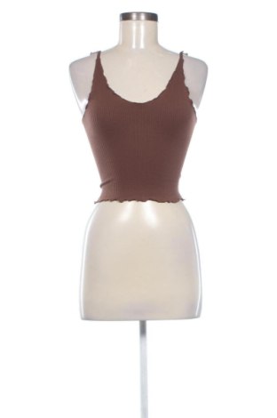 Dámsky top  Pull&Bear, Veľkosť XS, Farba Hnedá, Cena  11,24 €, #137416694
