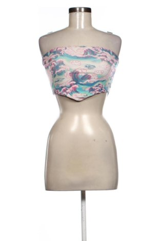 Damski top Bershka, Rozmiar XS, Kolor Kolorowy, Cena 47,59 zł, #137417808