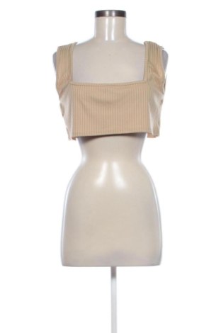 Damski top Pretty Little Thing, Rozmiar L, Kolor Beżowy, Cena 38,00 zł, #137438096