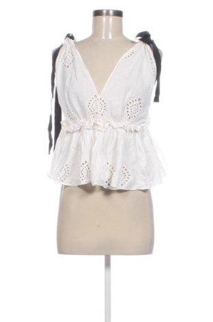 Damski top Zara, Rozmiar L, Kolor Biały, Cena 53,23 zł, #137450916