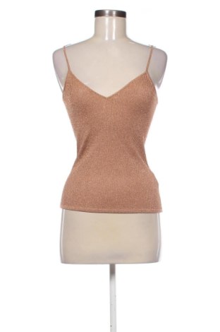 Top de femei H&M, Mărime S, Culoare Auriu, Preț 74,00 Lei, #137448003