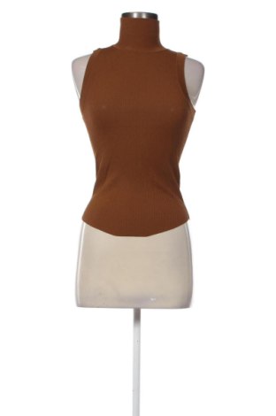 Top de femei Zara, Mărime XS, Culoare Maro, Preț 57,74 Lei, #137462058