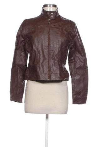 Geacă de piele pentru femei Unbranded, Mărime M, Culoare Maro, Preț 120,73 Lei, #137437324