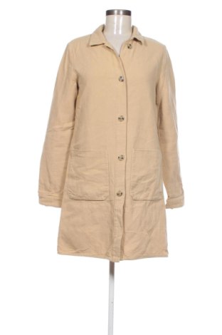 Дамско палто Zara, Размер S, Цвят Бежов, Цена 30,00 €, #137438172