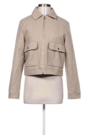 Palton de femei Zara, Mărime S, Culoare Bej, Preț 159,00 Lei, #137413823