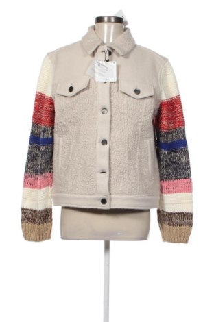 Damski płaszcz Desigual, Rozmiar XL, Kolor ecru, Cena 794,99 zł, #137440202