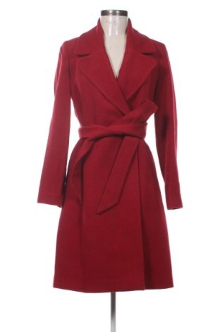 Дамско палто Stradivarius, Размер XS, Цвят Червен, Цена 42,00 €, #137443478