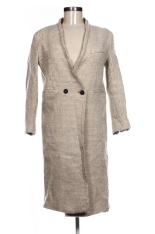 Dámsky kabát  Zara, Veľkosť XS, Farba Béžová, Cena  48,00 €, #137390196