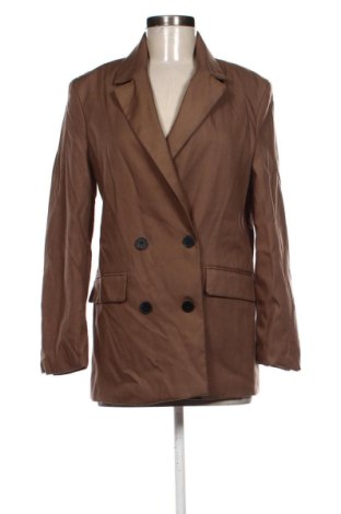 Дамско сако Bershka, Размер S, Цвят Кафяв, Цена 23,36 €, #137443283