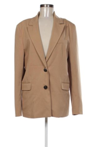 Sacou de femei Bershka, Mărime L, Culoare Bej, Preț 120,73 Lei, #137444930