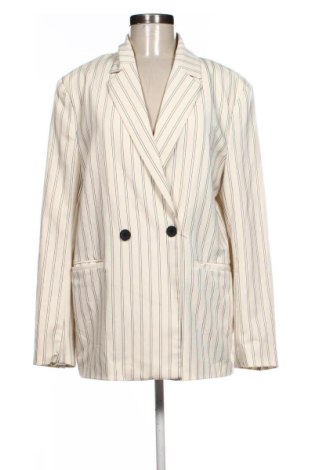 Sacou de femei Bershka, Mărime L, Culoare Ecru, Preț 115,48 Lei, #137403120