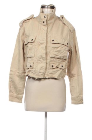 Geacă de femei Bershka, Mărime S, Culoare Bej, Preț 85,00 Lei, #137425040