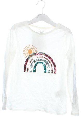 Kinder Shirt H&M, Größe 6-7y/ 122-128 cm, Farbe Weiß, Preis € 8,38, #137415910