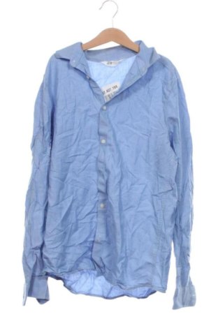 Kinderhemd H&M, Größe 12-13y/ 158-164 cm, Farbe Blau, Preis 6,00 €, #137407194