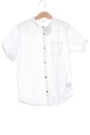Kinderhemd H&M, Größe 7-8y/ 128-134 cm, Farbe Ecru, Preis 7,63 €, #137413507