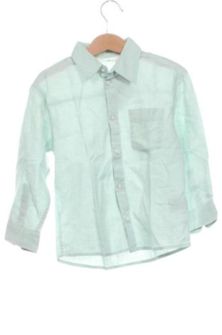 Детска риза H&M, Размер 3-4y/ 104-110 см, Цвят Зелен, Цена 6,00 €, #137423222