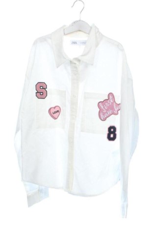 Cămașă pentru copii Zara, Mărime 13-14y/ 164-168 cm, Culoare Alb, Preț 40,00 Lei, #137403690