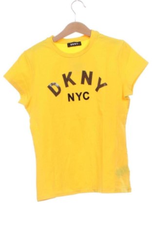 Dziecięcy T-shirt DKNY, Rozmiar 8-9y/ 134-140 cm, Kolor Żółty, Cena 68,55 zł, #137425709
