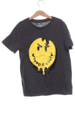 Dziecięcy T-shirt H&M, Rozmiar 8-9y/ 134-140 cm, Kolor Szary, Cena 29,63 zł, #137421100