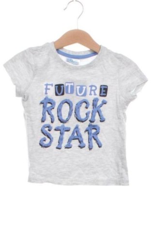Tricou pentru copii Pepco, Mărime 12-18m/ 80-86 cm, Culoare Gri, Preț 35,53 Lei, #137396843