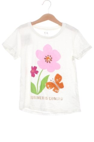 Детска тениска C&A, Размер 7-8y/ 128-134 см, Цвят Бял, Цена 6,00 €, #137423247