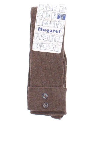 Детски чорапи Mayoral, Размер 11-12y/ 152-158 см, Цвят Кафяв, Цена 7,00 €, #137368163