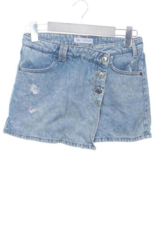 Pantaloni scurți pentru copii Zara, Mărime 11-12y/ 152-158 cm, Culoare Albastru, Preț 41,00 Lei, #137395681