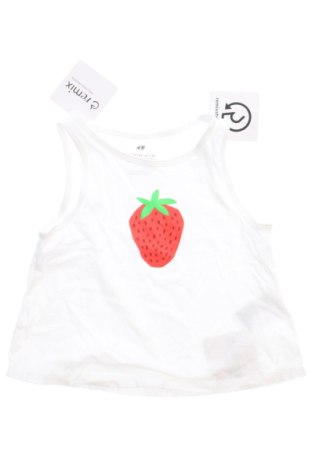 Kinder Top H&M, Größe 2-3y/ 98-104 cm, Farbe Weiß, Preis € 5,00, #137427847