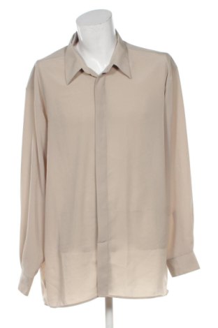Мъжка риза Unbranded, Размер 5XL, Цвят Бежов, Цена 19,00 €, #137429965