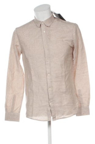 Мъжка риза Only & Sons, Размер S, Цвят Бежов, Цена 24,03 €, #137349122