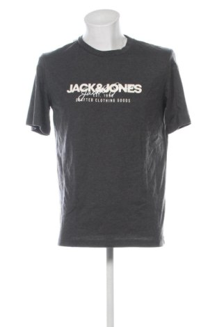 Мъжка тениска Jack & Jones, Размер L, Цвят Сив, Цена 17,38 €, #137385367