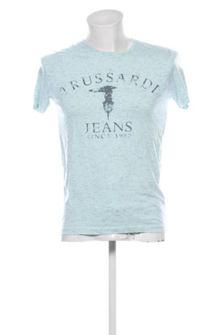 Męski T-shirt Trussardi Jeans, Rozmiar M, Kolor Niebieski, Cena 122,77 zł, #137391731