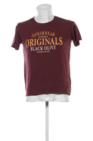 Męski T-shirt Jean Pascale, Rozmiar M, Kolor Czerwony, Cena 46,57 zł, #137392841
