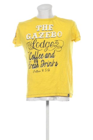 Męski T-shirt Cotton&silk, Rozmiar L, Kolor Żółty, Cena 50,80 zł, #137396582