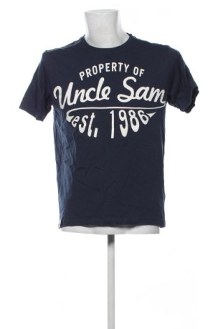 Męski T-shirt Uncle Sam, Rozmiar M, Kolor Niebieski, Cena 42,34 zł, #137402596