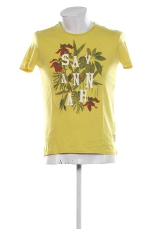 Мъжка тениска Celio, Размер S, Цвят Жълт, Цена 10,00 €, #137406214
