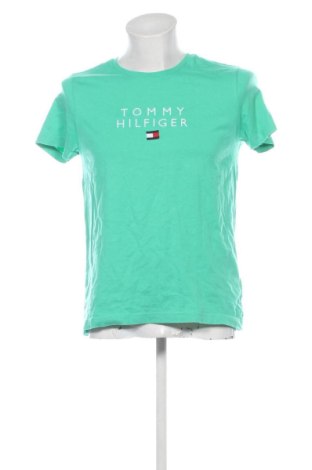 Мъжка тениска Tommy Hilfiger, Размер M, Цвят Зелен, Цена 46,63 €, #137406865