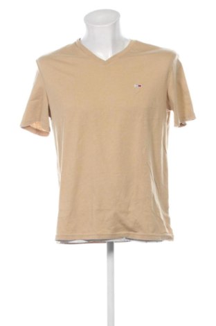 Мъжка тениска Tommy Jeans, Размер XL, Цвят Бежов, Цена 39,88 €, #137409509
